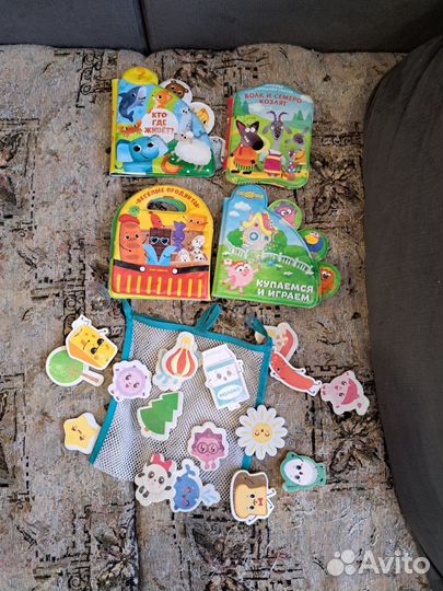 Развивающие игрушки для ванной