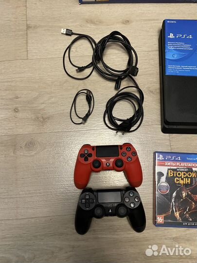 Sony playstation 4 slim 1tb 2 геймпада
