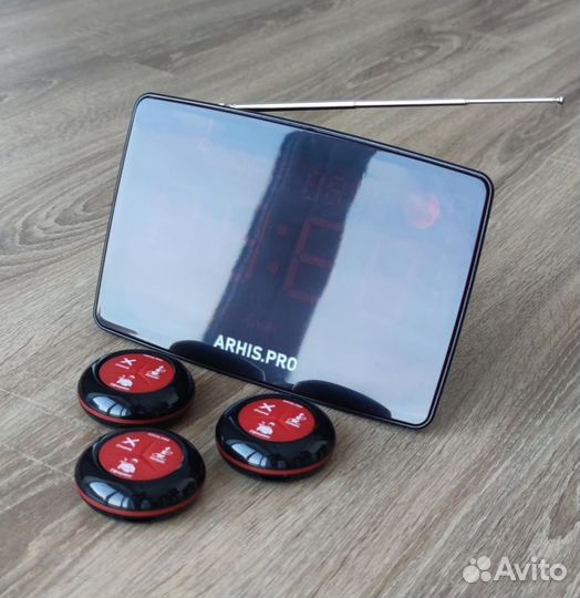 Кнопка вызова официанта-кальянщика Премиум и табло