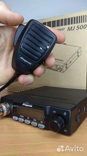 Megajet MJ-500 маленькая рация в авто