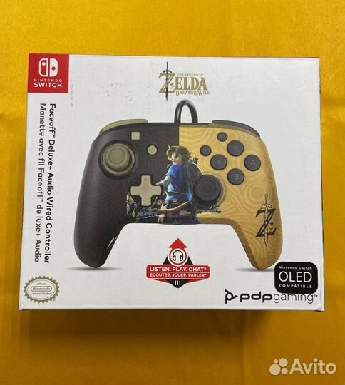 Nintendo Switch Геймпад FaceOff Deluxe (Zelda)