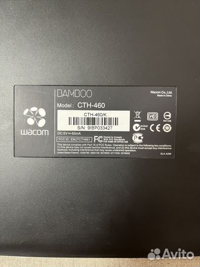 Графический планшет wacom bamboo cth-460