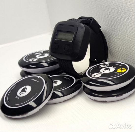 Кнопка вызова официанта, часы официанта, комплект