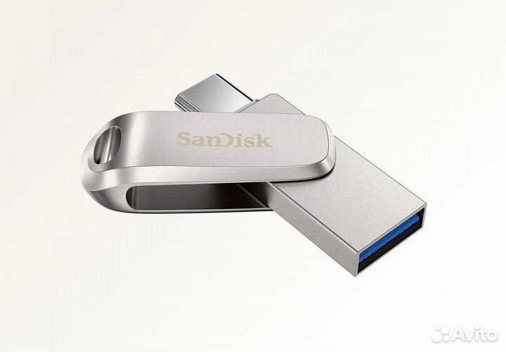 Флеш-диск SanDisk Ultra Dual Drive Luxe 64Gb USB 3