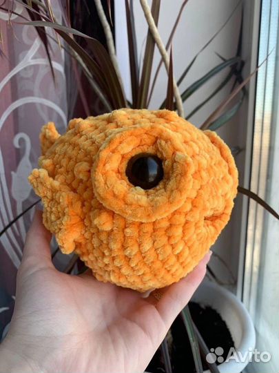 Вязаная Рыбка Фуга или Puffer fish