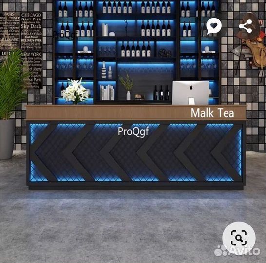 Барная стойка ресепшен кафе и ресторанов