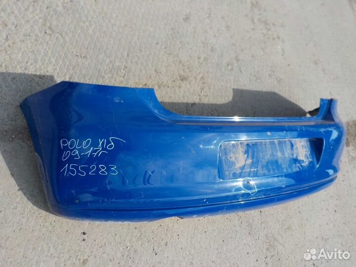 Бампер задний volkswagen polo хэтчбек