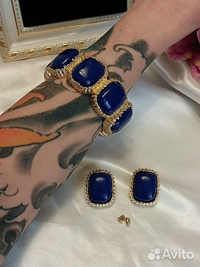 Стильный комплект серьги браслет Paola Sighinolfi