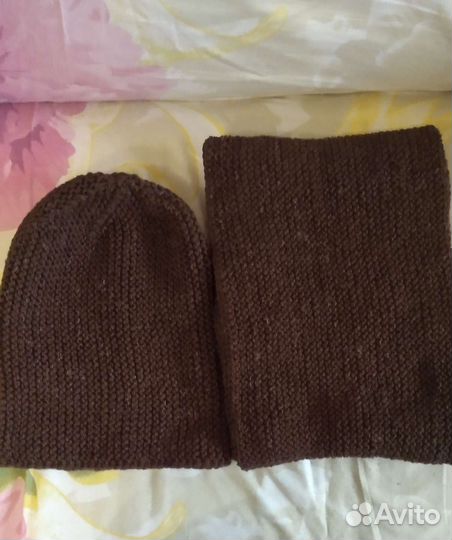 Комплект шапка и шарф