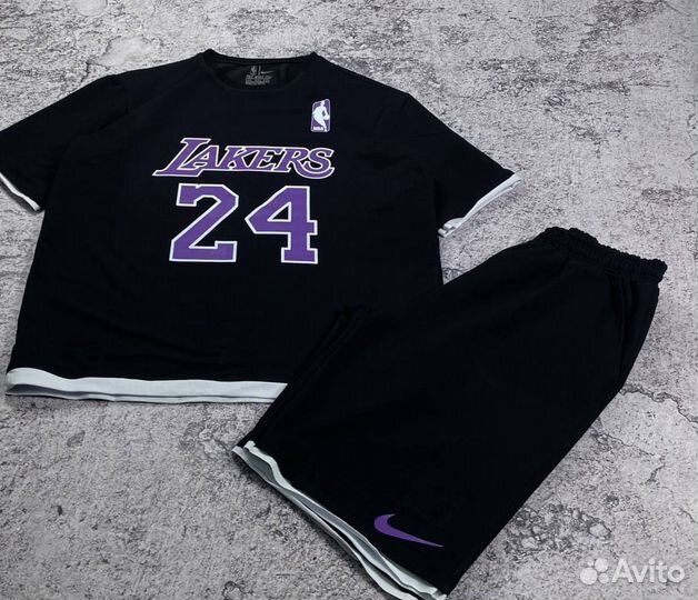 Костюм шорты футболка Nike Lakers 24