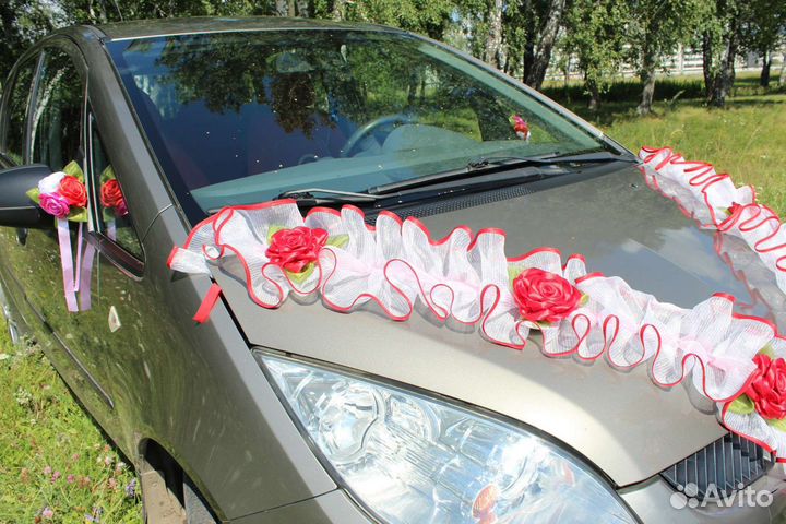 Свадебные украшения для машин