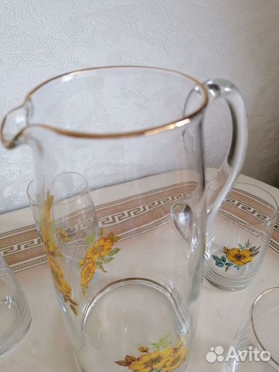 Набор графин со стаканами 6 шт