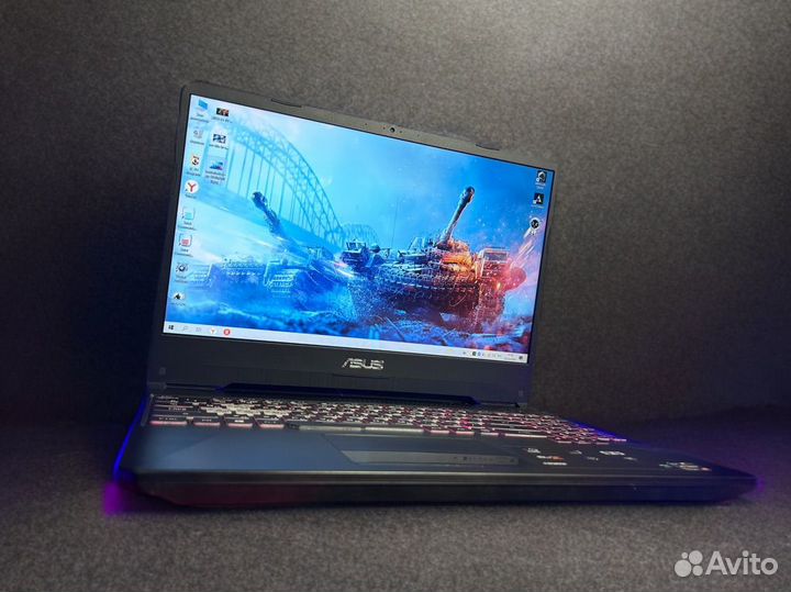 Игровой ноутбук Asus / GTX 1650 / 16GB / Ryzen 5