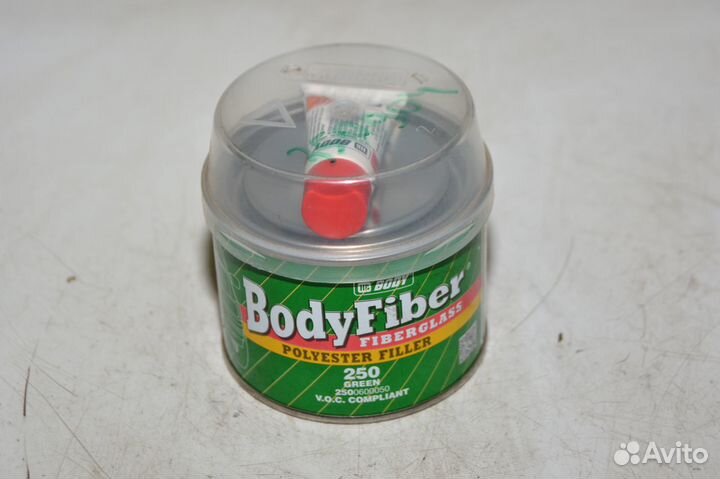 Шпатлевка BodyFiber 250 GreenPolyester Filler 0,25