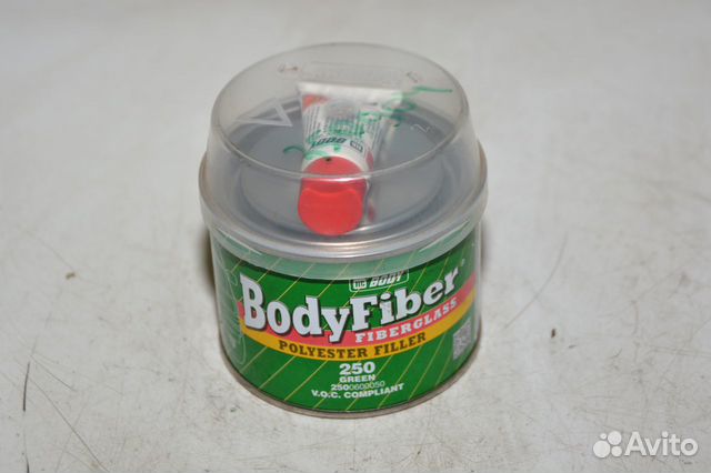 Шпатлевка BodyFiber 250 GreenPolyester Filler 0,25