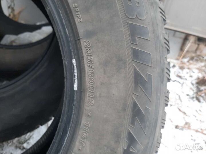 Bridgestone Blizzak DM-V1 285/60 R18 116