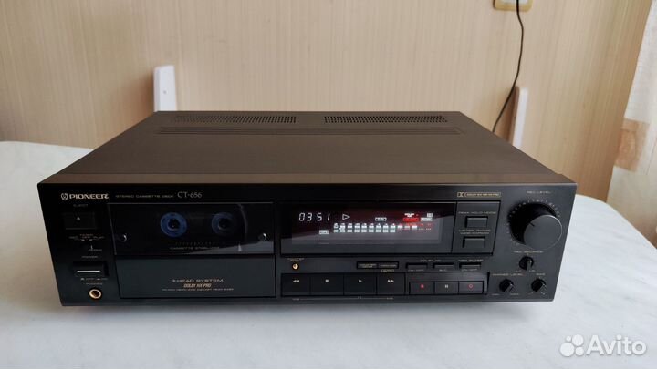 Pioneer CT 656 кассетная дека,220 Вольт в отл.сост
