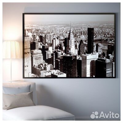 Картина с рамой бьёркста икеа 200х140см