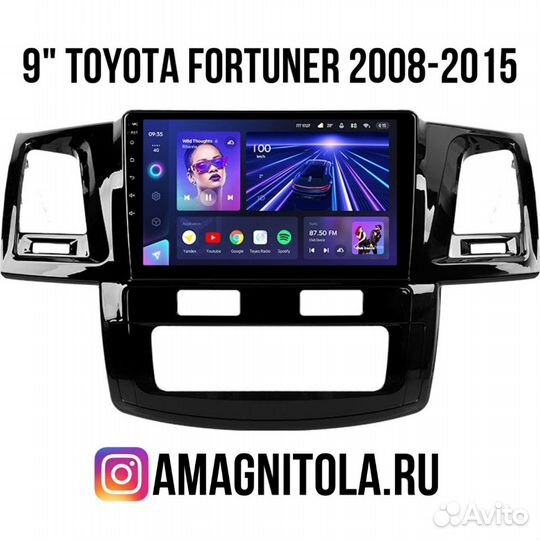 Магнитола на Toyota Fortuner 2008-2015