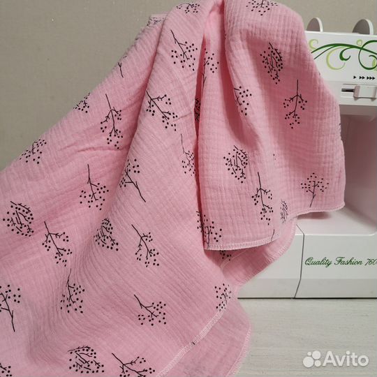 Муслиновая простыня на резинке