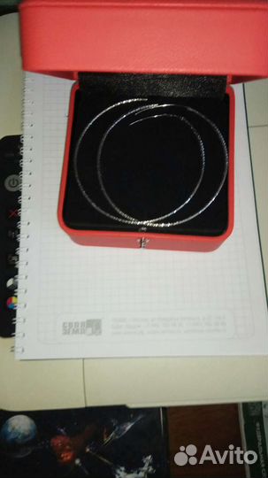 Серьги конго серебро 925