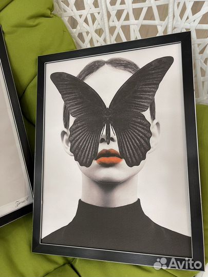 Постеры в рамке 2шт