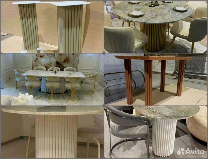 Подстолье лофт / Подстолье хром