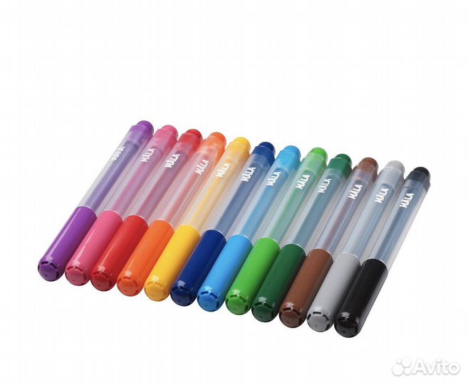 Фломастеры IKEA мола 12 шт