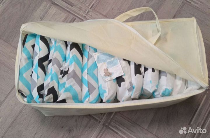 Бортики на детскую кроватку новые