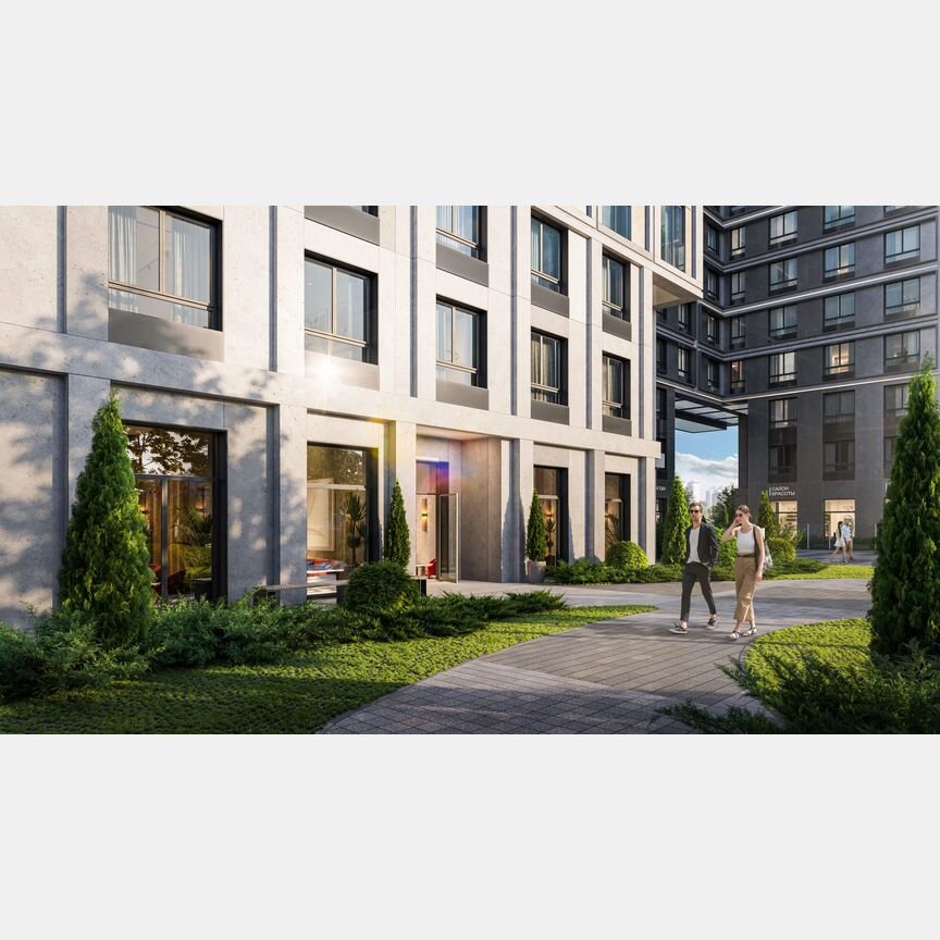 2-к. апартаменты, 41,9 м², 7/20 эт.