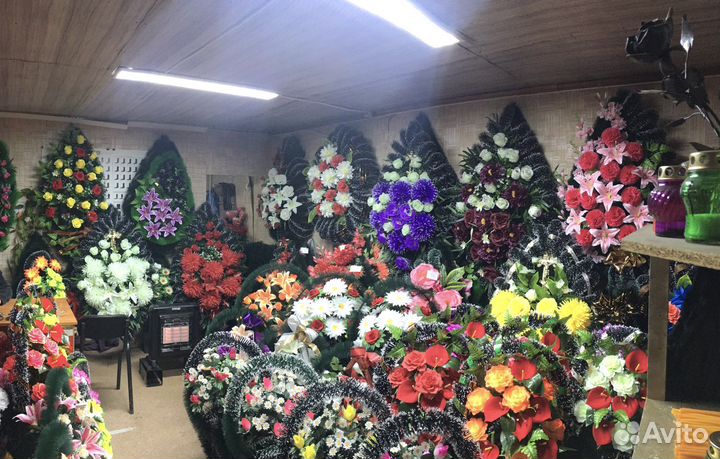 Венки ритуальные оптом