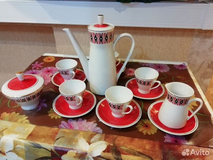 Кофейный сервиз Freiberger Гдр