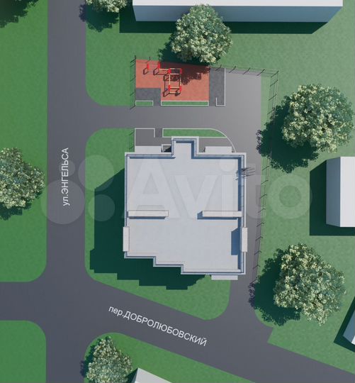 1-к. квартира, 38,7 м², 4/4 эт.