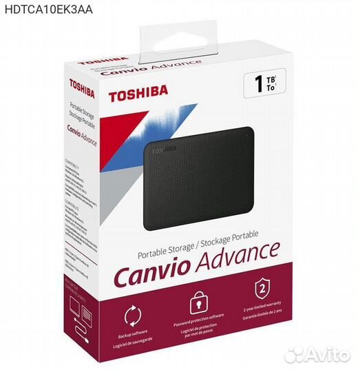 Hdtca10EK3AA, Внешний диск HDD Toshiba Canvio Adva