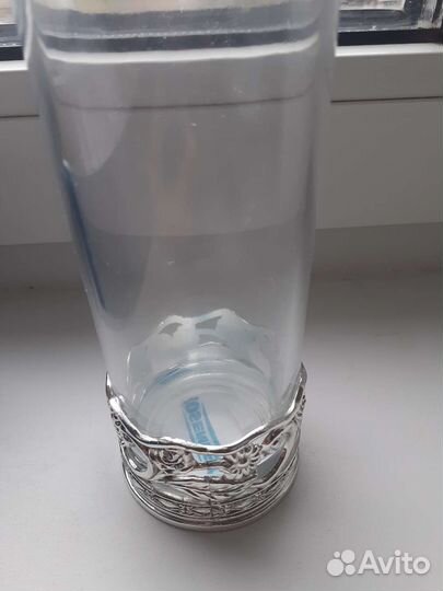 Армуды с подстаканником (серебрение) и стаканы