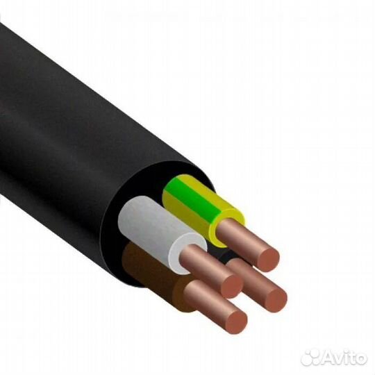 Кабель ввгнг 4х2.5 80м
