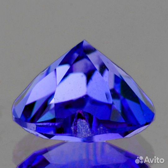 Танзанит натуральный 0,84Ct 6мм VVS Танзания