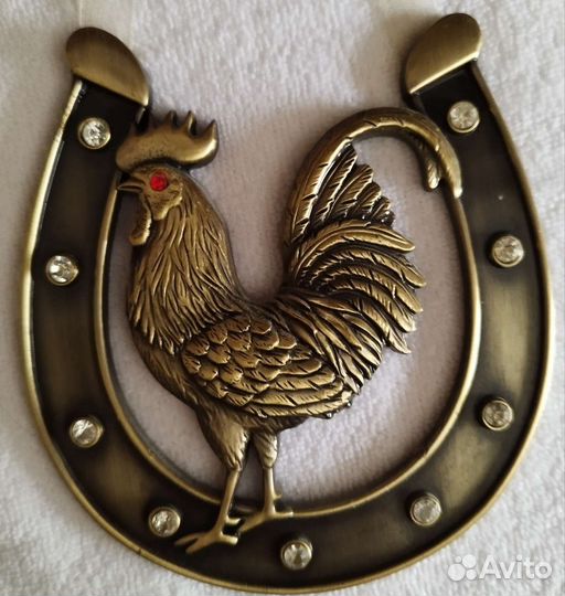 Подкова. металлическая украшение входной двери