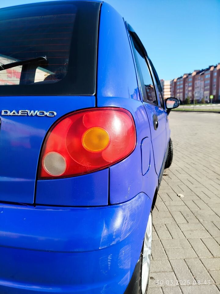 Daewoo Matiz: фото владельца