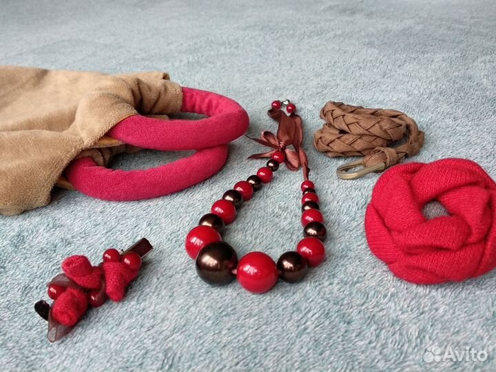 Аксессуары для девочки сумка бусы заколка резинка