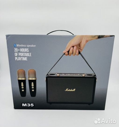 Колонка+караоке Marshall M35 Premium 1:1