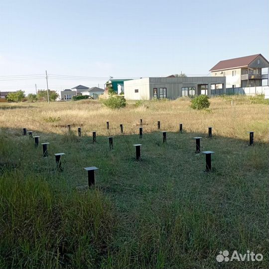 Винтовые сваи, геошурупы с установкой