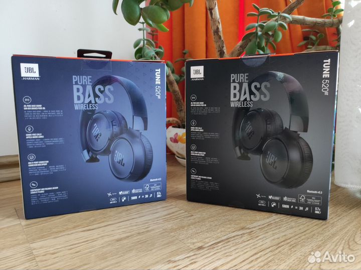 Беспроводные наушники jbl tune 520bt