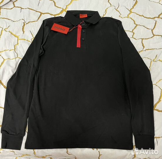 Поло с длинным рукавом Hugo Boss