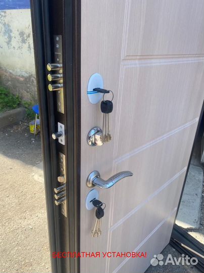 Тёплая входная дверь с бесплатной установкой