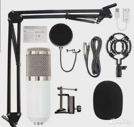 Микрофон конденсаторный BM800 новый