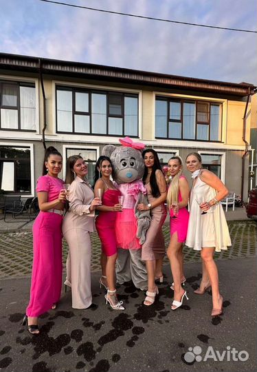 Мишка Тедди поздравление, ростовая кукла, аниматор