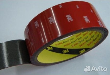 Скотч 3М tape 6мм х 5м красная подложка / MTF