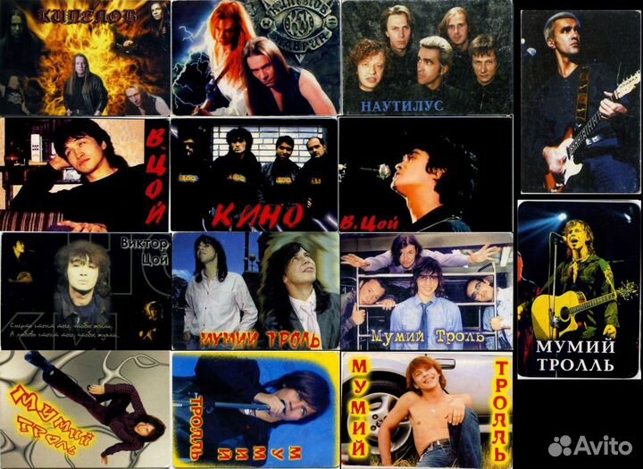 Календарики актёров,рок звёзд