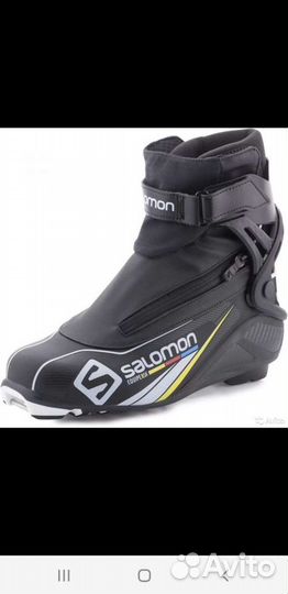 Лыжные ботинки salomon equipe8 skate prolink